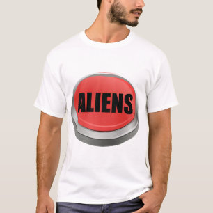 Rode Button - Aliens T-shirt