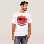 Rode Button - Groen T-shirt (Voorkant volledig)