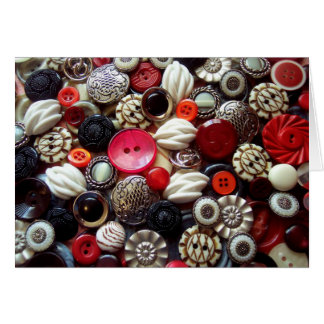 Rode Button, zwart en zilver