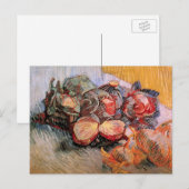 Rode Cabbages en uien door Vincent van Gogh Briefkaart (Voorkant / Achterkant)