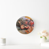 Rode Cabbages en uien door Vincent van Gogh Ronde Klok (Huis)