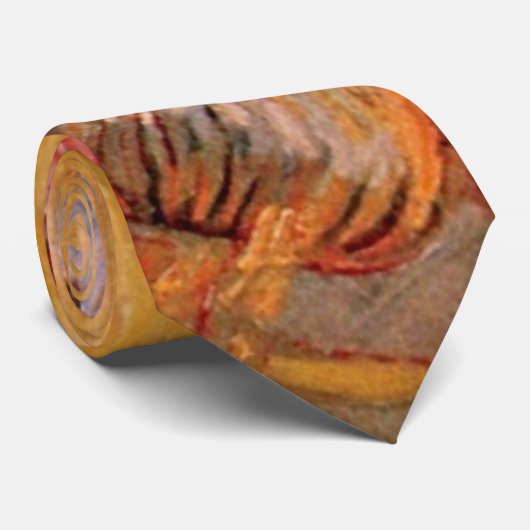 Rode Cabbages en uien door Vincent van Gogh Stropdas (Opgerold)