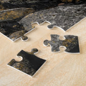 Rode Cabin Noorwegen Legpuzzel (Zijkant)