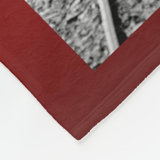 Rode cabine, Victoriaans stoomtrein Fleece Deken (Hoek)