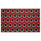 Rode cabine, Victoriaans stoomtrein Stof (Fat Quarter)