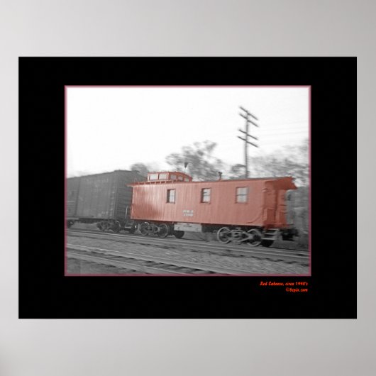 Rode Caboose, Poster ongeveer 1940 (Voorkant)