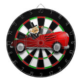 Rode cabriolet dartbord (Voorkant)