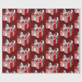 Rode Cadeaus Cadeaupapier (Vlak)