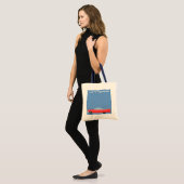  RODE CADILLAC-ILLUSTRATIE TOTE BAG (Voorkant (model))