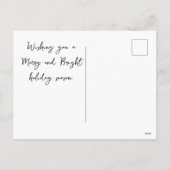 Rode Cajun Kerstvakantie Feestdagenkaart (Achterkant)