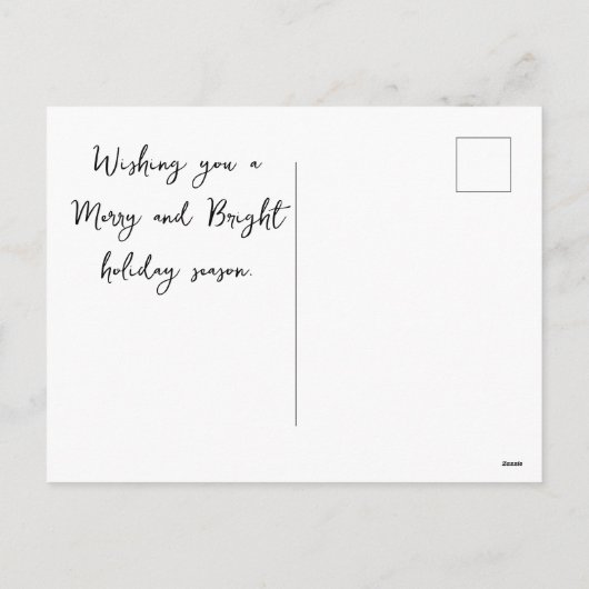 Rode Cajun Kerstvakantie Feestdagenkaart (Achterkant)