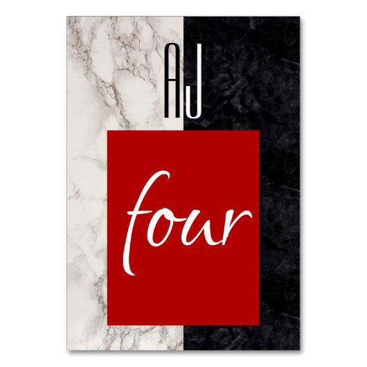 Rode Calligrafie Bruiloft Kaart (Achterkant)