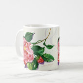 Rode Camellia-Mok Koffiemok (Voorkant links)