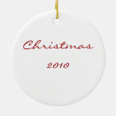 Rode Camellia Versiering Keramisch Ornament (Achterkant)
