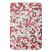 Rode camouflage badmat (Voorkant Verticaal)