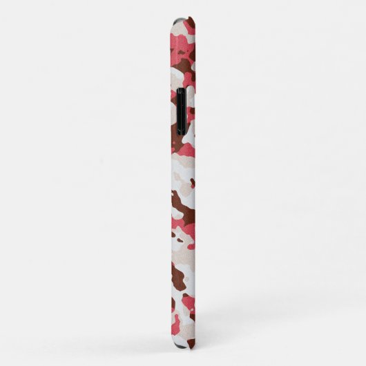 Rode camouflage Case-Mate iPhone case (Achterkant/rechts)