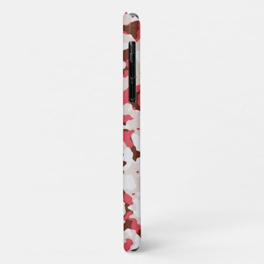 Rode camouflage Case-Mate iPhone case (Achterkant/links)