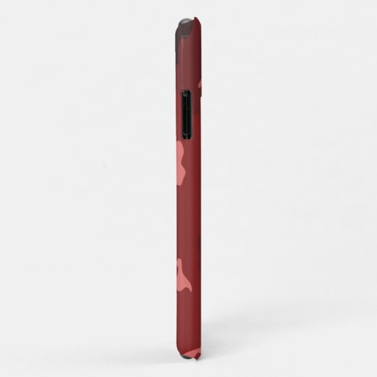 Rode camouflage Case-Mate iPhone case (Achterkant/rechts)