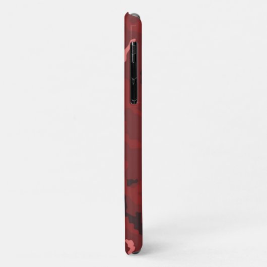 Rode camouflage Case-Mate iPhone case (Achterkant/links)