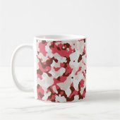 Rode camouflage koffiemok (Links)