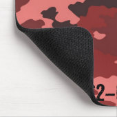 Rode camouflage muismat (Hoek)