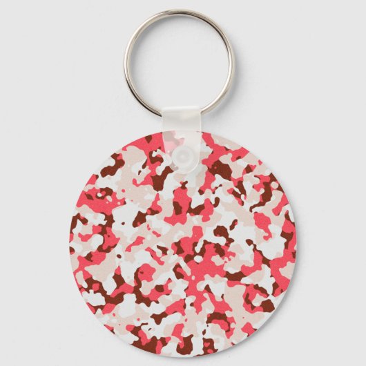 Rode camouflage sleutelhanger (Voorkant)