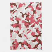 Rode camouflage theedoek (Verticaal)
