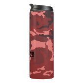 Rode camouflage thermosbeker (Geroteerd rechts)