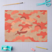 Rode camouflage tissuepapier (Craft)