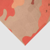 Rode camouflage tissuepapier (Detail)