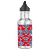 Rode Campanula Gepersonaliseerde Waterfles (Links)