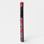 Rode Campanula iPhone 11 Hoesje | One Owl Artist (Achterkant/links)