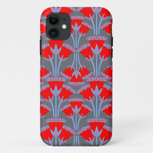 Rode Campanula iPhone 11 Hoesje   One Owl Artist