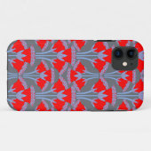 Rode Campanula iPhone 11 Hoesje | One Owl Artist (Achterkant (horizontaal))
