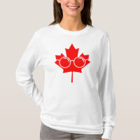 Rode Canadese esdoorn met bril