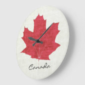 rode Canadese esdoornklok Grote Klok (Hoek)