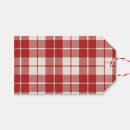 Rode Candy Cane Cadeaulabel