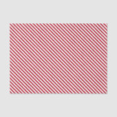 Rode Candy Cane Streep Tissuepapier (Voorkant)