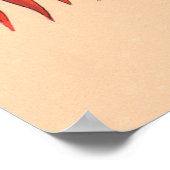 rode cape poster (Hoek)