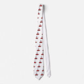 Rode Car Sock Monkey-shirts en cadeaus Stropdas (Voorkant)