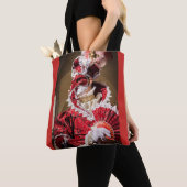 Rode carnavalsmasker in Venetië, Italië Tote Bag (Dichtbij)