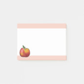 Rode Cartoon Apple en roze Post-it® Notes (Voorkant)