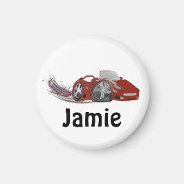 Rode Cartoon automagneet Magneet