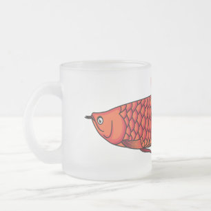 Rode cartoon in Arowana Matglas Koffiemok