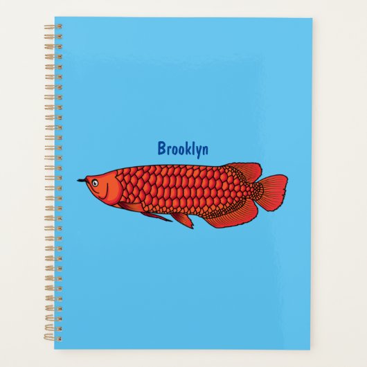 Rode cartoon in Arowana Planner (Voorkant)