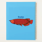 Rode cartoon in Arowana Planner (Achterkant)