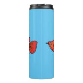 Rode cartoon in Arowana Thermosbeker (Achterkant)