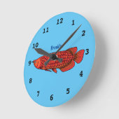 Rode cartoon  ronde klok (Hoek)