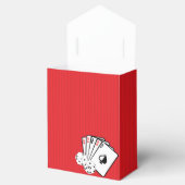 Rode Casino Poker Party Favor Boxes Bedankdoosjes (Geopend)