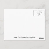 Rode Cassettebandje  Briefkaart (Achterkant)